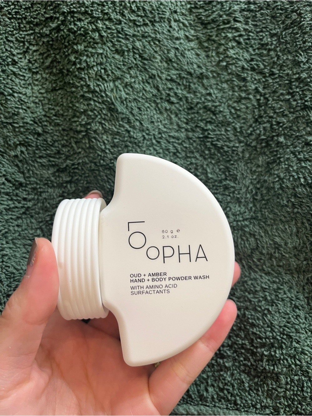 Loopha Hand & Body Powder Wash - White